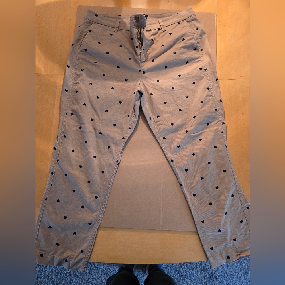 J. Crew Tan High-Rise Girlfriend Chino